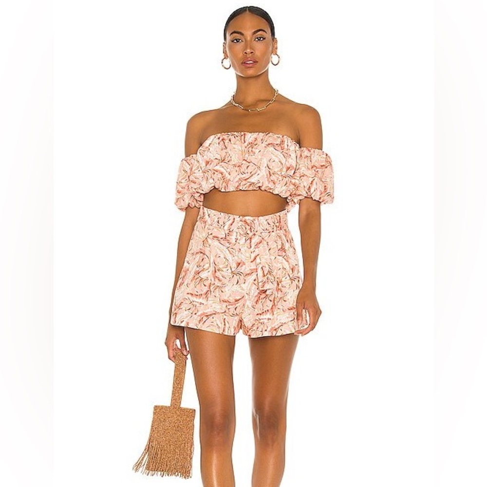 MINKPINK Peach Matching Set